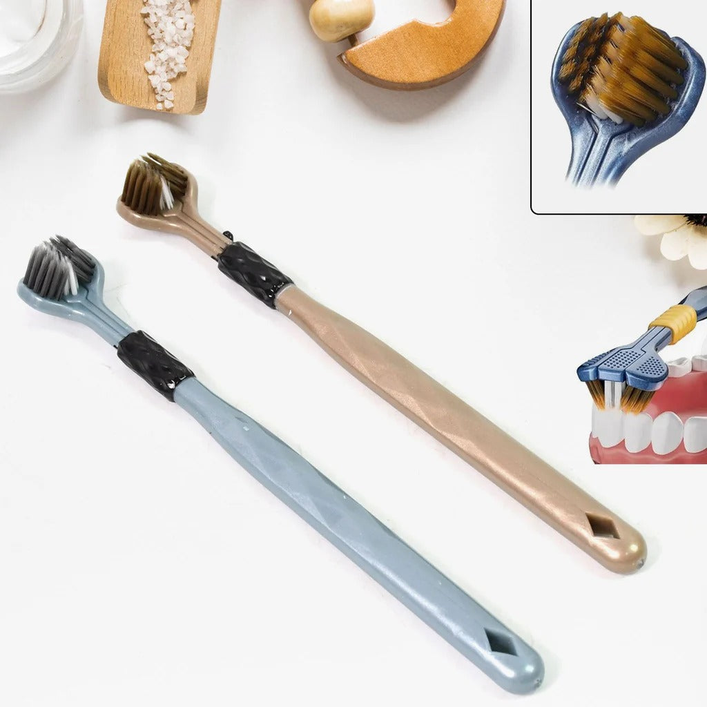 3 Sided Toothbrush | 50% OFF