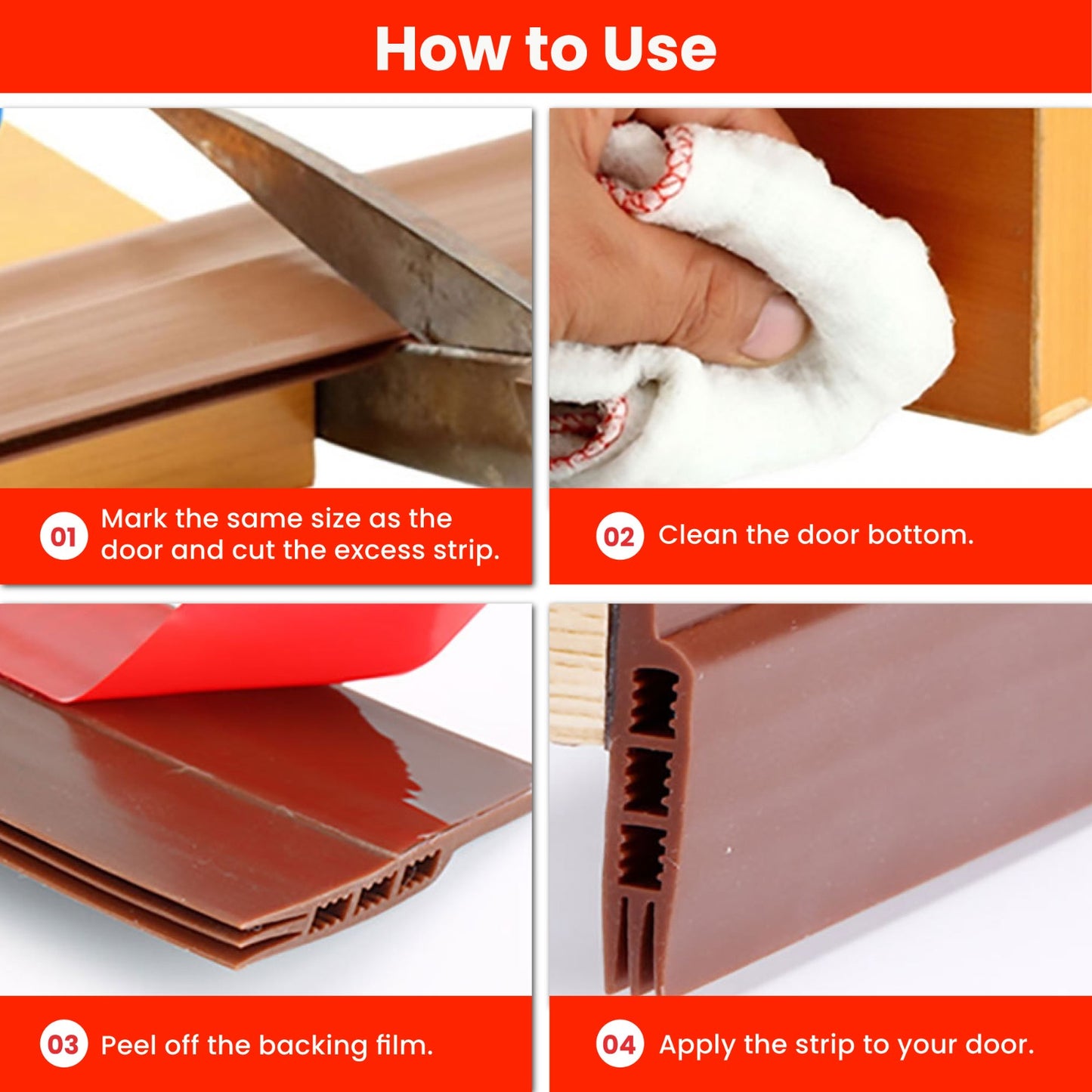 Door Bottom Sealing Strip | FLAT 60% OFF