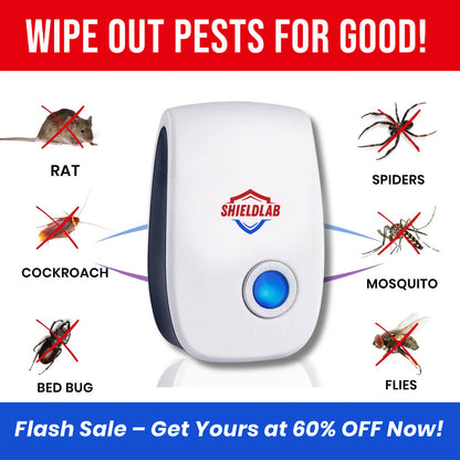 ShieldLab™ - The Ultrasonic Frequency Device For Insects and Rats