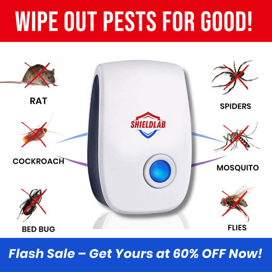ShieldLab™ - The Ultrasonic Frequency Device For Insects and Rats