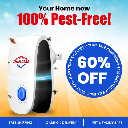 ShieldLab™ - The Ultrasonic Frequency Device For Insects and Rats