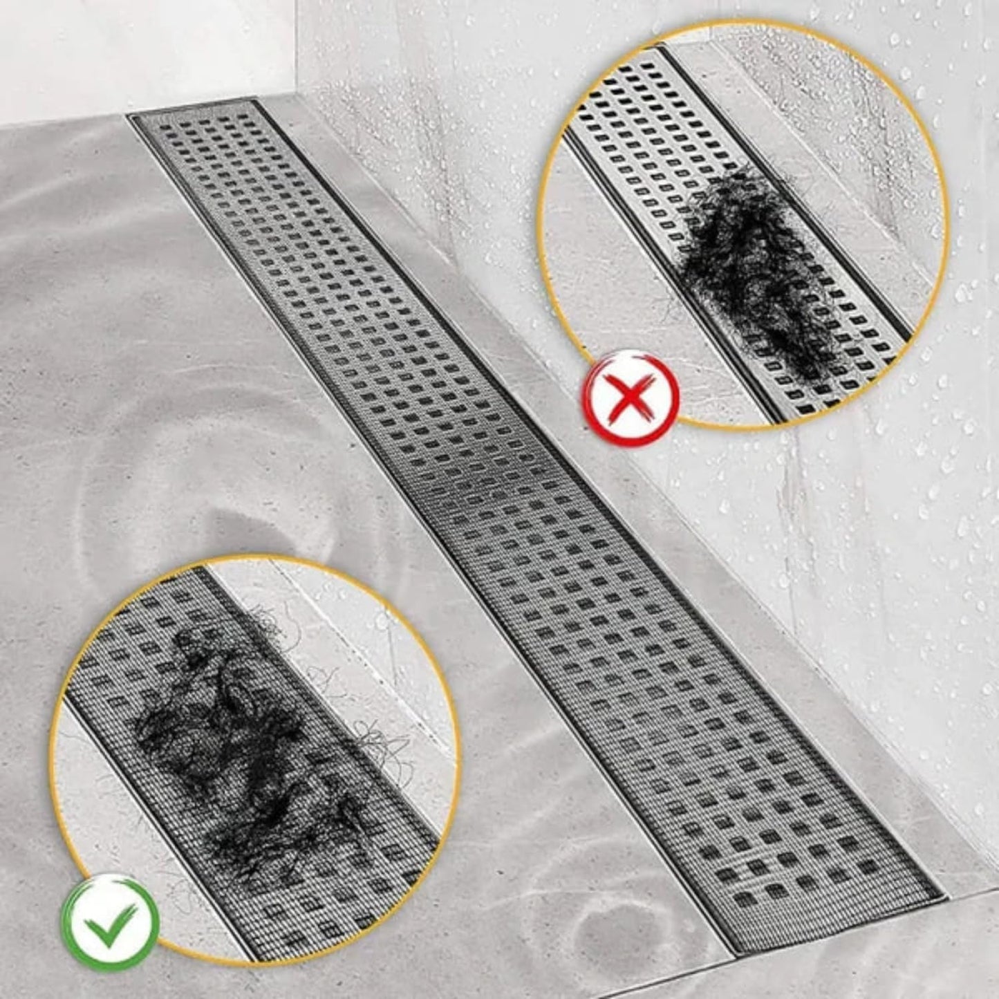 Shower Mesh Drain Catcher| 60% OFF