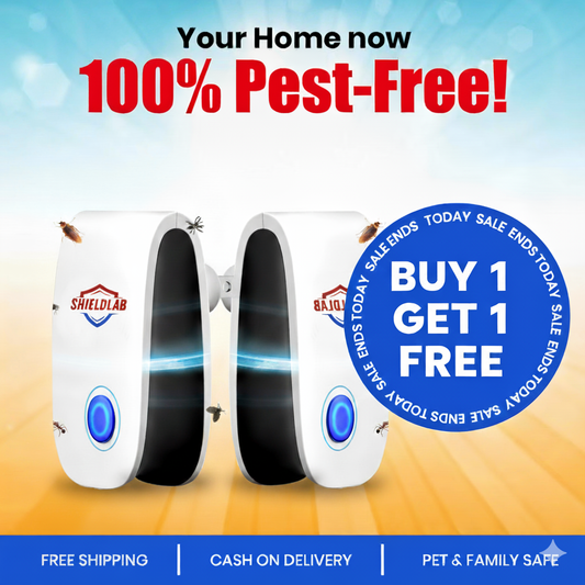 ShieldLab™ - The Ultrasonic Frequency Device For Insects and Rats