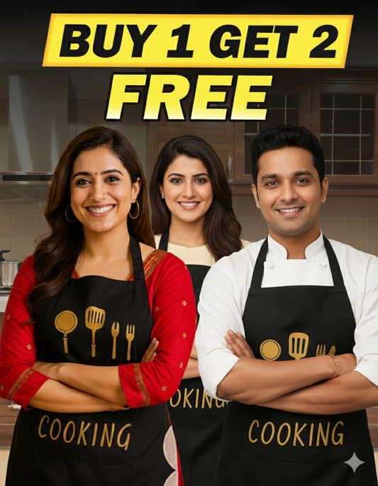Multipurpose Waterproof Apron - Indian Kitchen | Cooking | Gardening | Painting Buy 1 Get 2 Free