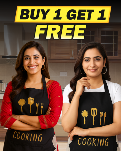 Multipurpose Waterproof Apron - Indian Kitchen | Cooking | Gardening | Painting Buy 1 Get 1 Free