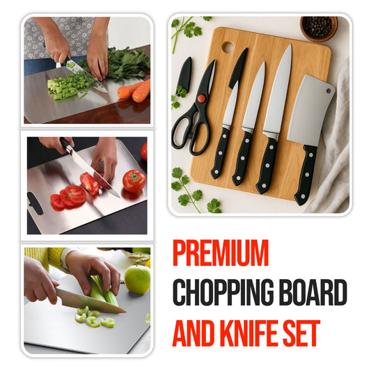 5pc Kitchen Set | Chopping Board |70% OFF