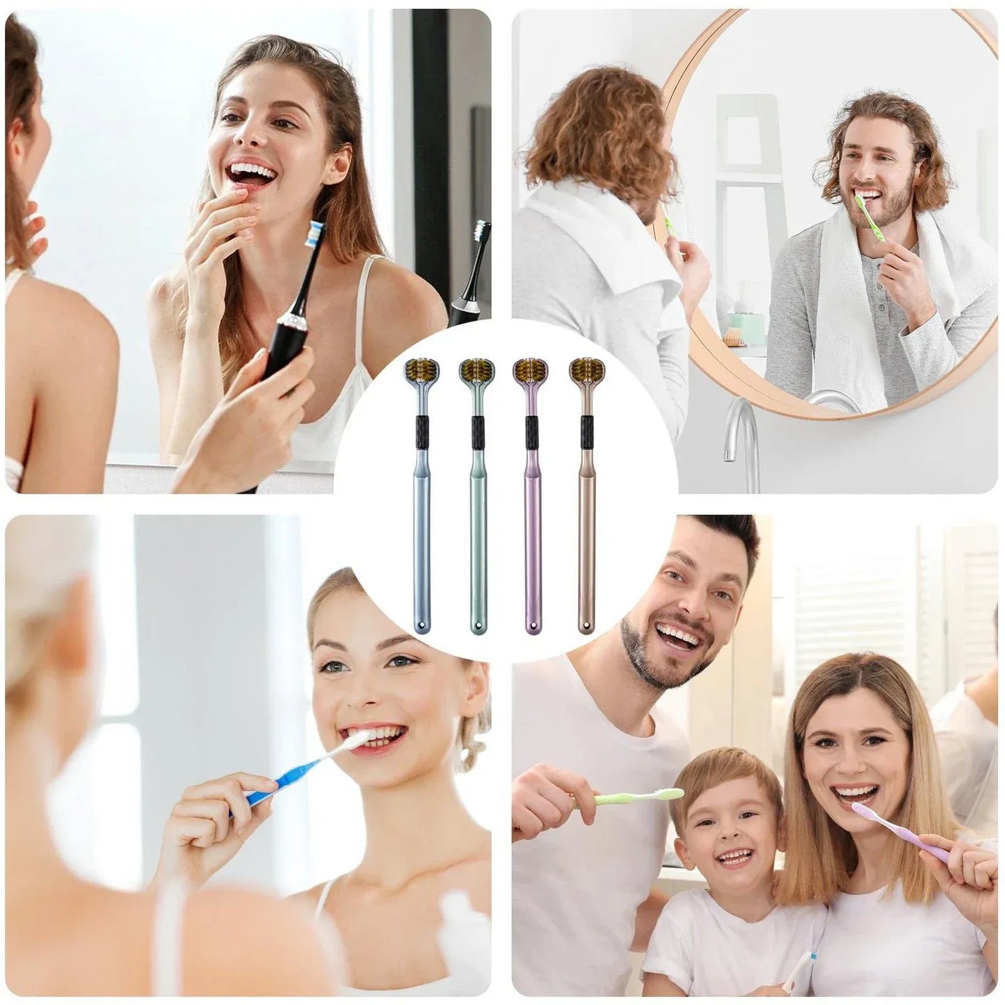 3 Sided Toothbrush | 50% OFF